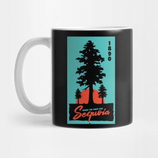 California Sequoia Trees National Park T-Shirt Mug